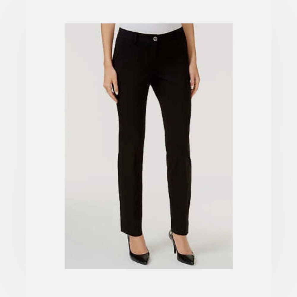 Michael Kors Straight Leg Ankle-Length Pants in Black size 12